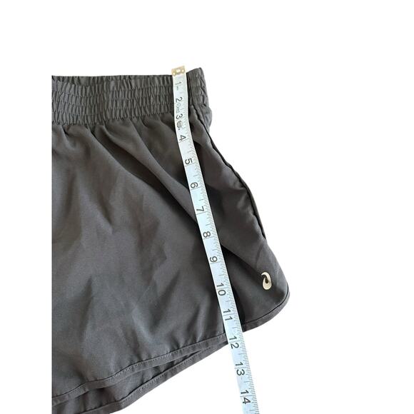 Asics Running Shorts Women's Black Athletic Workout Basic Pull On Medium - Picture 9 of 9